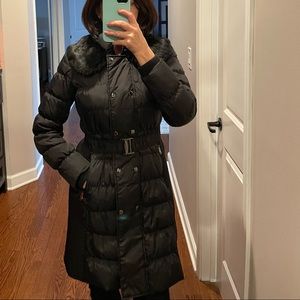 Via Spiga Women Jackets & Coats | Belted Down Coat | Sise S | Color: Black |